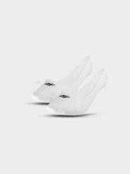 4F Skarpetki casual no-show (2-pack) damskie - białe 35-38. Białe skarpetki 4f, bez wzorów, z bawełny. Za 39.99 zł.