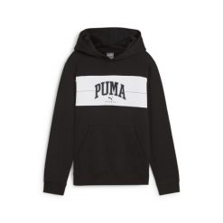 Młodzieżowa bluza z kapturem PUMA SQUAD PUMA Black. Czarna bluzy Puma, m, bez wzorów, z dzianiny, młodzieżowe, bez ramiączek, z kapturem. Za 140.99 zł.