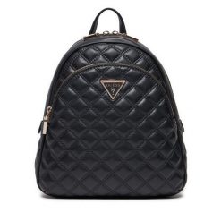 Plecak Guess. Czarne plecaki Guess, z aplikacjami, bez dodatków. Za 389.99 zł.