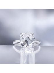 OR ÉCLAT Złoty pierścionek "Amathia" z topazem rozmiar: 52. Szare pierścionki Or Éclat, z topazem, złote. Za 1,174.86 zł.