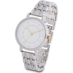 Zegarek na metalowej bransoletce bonprix srebrny kolor. Zegarki marki bonprix. Za 99.99 zł.