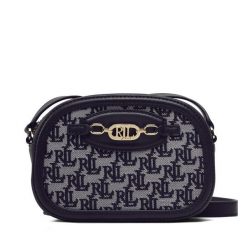 Torebka LAUREN RALPH LAUREN. Niebieskie listonoszki Lauren Ralph Lauren, bez wzorów, bez dodatków. Za 799.99 zł.