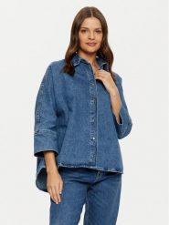 ONLY Koszula jeansowa 15332126 Niebieski. Niebieskie koszule ONLY, xs, bez wzorów, z bawełny, bez kołnierzyka, bez ramiączek. Za 159.99 zł.