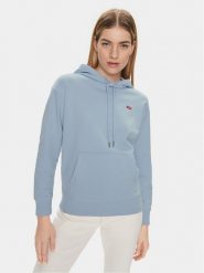 Levi's® Bluza Standard 24693-0058 Niebieski Regular Fit. Niebieskie bluzy s, bez wzorów, z bawełny, bez ramiączek, bez kaptura. Za 99.99 zł.