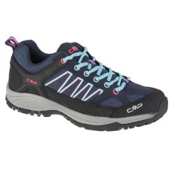 Buty trekkingowe damskie, CMP Sun Low. Czerwone trekkingi CMP, bez wzorów, z materiału, przed kostkę, bez zapięcia, trekkingowe. Za 325.99 zł.