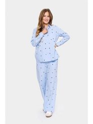 SAINT TROPEZ Koszula w kolorze błękitnym rozmiar: XXL. Niebieskie koszule Saint Tropez, xxl, bez wzorów, z bawełny, bez kołnierzyka, bez ramiączek. Za 126.99 zł.