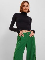JJXX Golf 12236219 Czarny Slim Fit. Czarne swetry JJXX, xl, bez wzorów, z wiskozy, bez ramiączek. Za 209.99 zł.