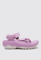 Sandały damskie Teva Hurricane XLT2 Ampsole. Fioletowe sandały Teva, bez wzorów, z materiału, klasyczne, bez obcasa, bez zapięcia. Za 408.80 zł.