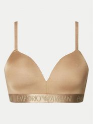 Emporio Armani Underwear Biustonosz braletka 164883 4F235 16355 Beżowy. Brązowe biustonosze Emporio Armani Underwear, bez wzorów, z syntetyku. Za 199.99 zł.