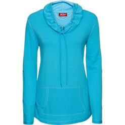 Bluza z lekkiego materiału, długi rękaw bonprix turkusowy. Bluzy marki KALENJI. Za 59.99 zł.
