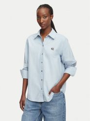 KARL LAGERFELD Koszula B3W11030 Niebieski jasny Regular Fit. Niebieskie koszule KARL LAGERFELD, bez wzorów, z bawełny, bez kołnierzyka, bez ramiączek. Za 679.99 zł.
