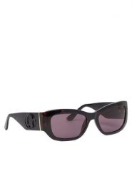Guess Okulary przeciwsłoneczne GU00253 Brązowy. Brązowe okulary przeciwsłoneczne Guess, z aplikacjami, plastikowe. Za 479.99 zł.