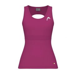 Koszulka bez rękawów damska MOVE. Czerwone t-shirty sportowe Head, m, bez wzorów, z elastanu, bez ramiączek, do biegania. Za 241.55 zł.