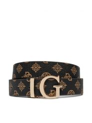 Guess Pasek Damski BW9171 P4430 Brązowy. Brązowe paski Guess, z aplikacjami, ze skóry. Za 169.99 zł.