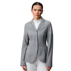 Damska kurtka konkursowa Horseware Alessandro Albanese® Platinum MotionLite™. Szare kurtki HORSEWARE IRELAND, l, bez wzorów, z materiału, eleganckie, bez kaptura. Za 760.50 zł.