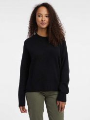Orsay Sweter w kolorze czarnym rozmiar: XS. Czarne swetry Orsay, xs, bez wzorów, bez ramiączek. Za 53.17 zł.