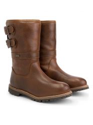 TRAVELIN' Skórzane kozaki "Yukon" w kolorze jasnobrązowym rozmiar: 41. Brązowe kozaki Travelin', na zimę, bez wzorów, z wełny, bez obcasa, bez zapięcia. Za 340.18 zł.