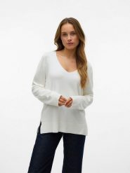 Vero Moda Sweter w kolorze białym rozmiar: XS. Białe swetry Vero Moda, xs, bez wzorów, bez ramiączek. Za 104.95 zł.