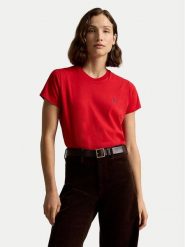 Polo Ralph Lauren T-Shirt 211B14605034 Czerwony Regular Fit. Czerwone t-shirty Polo Ralph Lauren, xl, bez wzorów, z bawełny, bez kołnierzyka, bez ramiączek. Za 399.99 zł.