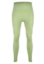 Legginsy fitness damskie Beshaped Lift Me Up z kieszeniami. Szare legginsy BESHAPED, bez wzorów, z dzianiny, klasyczne, długie. Za 159.20 zł.