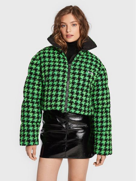 MSGM Kurtka puchowa 3341MDH27X 227607 Zielony Regular Fit. Zielone kurtki MSGM, bez wzorów, z puchu, bez kaptura. Za 2,339.00 zł.