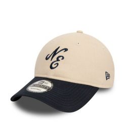 Czapka z daszkiem New Era. Brązowe czapki z daszkiem New Era, bez wzorów. Za 79.99 zł.