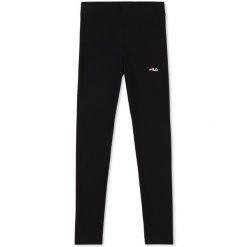 Damskie legginsy Fila Pralino. Czarne legginsy Fila, bez wzorów, sportowe. Za 168.69 zł.