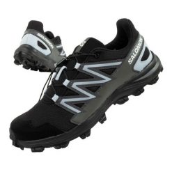 Buty do biegania Salomon Wattara 473839 czarne. Czarne buty do biegania bez wzorów, z materiału, bez zapięcia, do biegania. Za 449.36 zł.