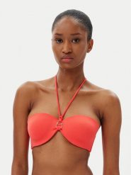 Selmark Góra od bikini BL416 Koralowy. Pomarańczowe bikini Selmark, bez wzorów, z syntetyku. Za 189.99 zł.