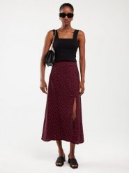 BIG STAR Spódnica w kolorze czarno-czerwonym rozmiar: XL. Czarne spódnice BIG STAR, xl, bez wzorów, z wiskozy, retro, maxi. Za 67.99 zł.