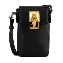 Torebka U.S. Polo Assn. Czarne listonoszki U.S. Polo Assn., bez wzorów, bez dodatków. Za 259.99 zł.