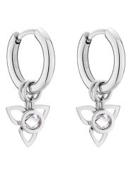 Tamaris Kolczyki z cyrkoniami rozmiar: onesize. Szare kolczyki Tamaris, z cyrkonią, ze stali. Za 109.26 zł.