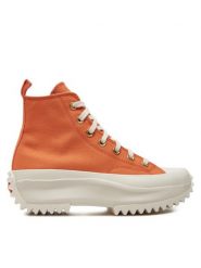 Converse Trampki Run Star Hike A09911C Brązowy. Brązowe trampki Converse, bez wzorów, z materiału, retro, bez zapięcia. Za 319.99 zł.