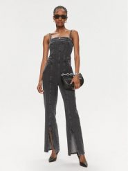 Karl Lagerfeld Jeans Kombinezon 240J1309 Szary Skinny Fit. Szare sukienki Karl Lagerfeld Jeans, m, bez wzorów, z bawełny, bez kołnierzyka, bez ramiączek. Za 679.99 zł.