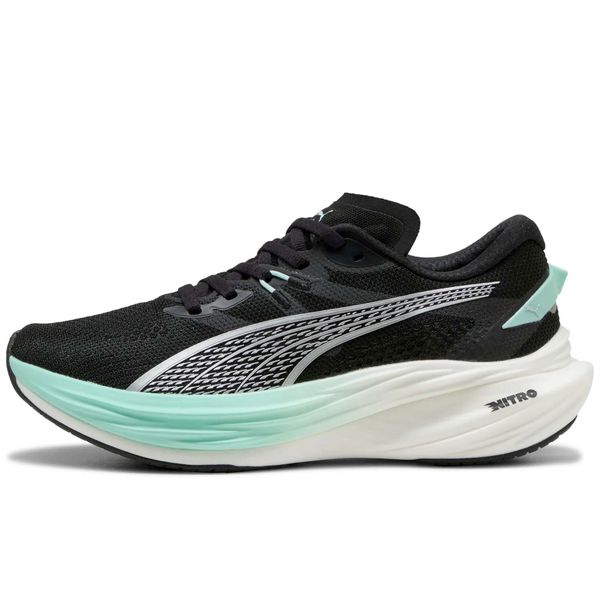 Buty Do Biegania Puma Deviate Nitro 3 Wns Damskie. Czarne buty do biegania Puma, bez wzorów, bez zapięcia, do biegania. W wyprzedaży za 651.50 zł.