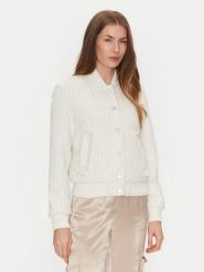 Guess Kurtka przejściowa W5RL10 WGVH2 Écru Regular Fit. Kurtki Guess, xs, z aplikacjami, z syntetyku, bez kaptura. Za 799.99 zł.