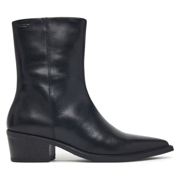 Botki Vagabond Shoemakers. Czarne botki Vagabond Shoemakers, bez wzorów, bez obcasa, na słupku, bez zapięcia. Za 739.99 zł.