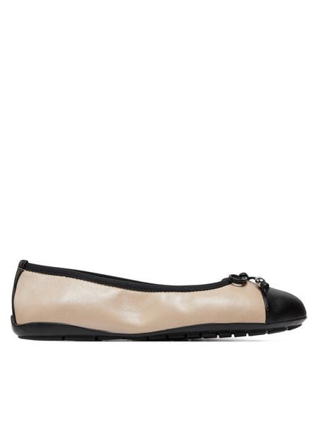 Caprice Baleriny 9-22113-42 Beżowy. Brązowe baleriny Caprice, bez wzorów, ze skóry, bez obcasa, bez zapięcia. Za 168.99 zł.