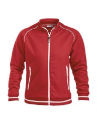 Clique kurtka unisex Craig dzianina strukturalna z obszyciem szczotkowanym – red. Czerwone kurtki CLIQUE, l, bez wzorów, z bawełny, bez kaptura. Za 284.05 zł.