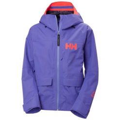 Damska kurtka narciarska Helly Hansen Emiko Shell. Fioletowe kurtki narciarskie Helly Hansen, bez wzorów, bez kaptura, narciarskie. Za 1,263.25 zł.