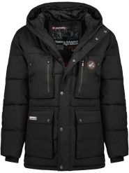 ANAPURNA Parka "Albertana" w kolorze czarnym rozmiar: L. Czarne płaszcze ANAPURNA, l, z aplikacjami, bez kaptura. Za 252.12 zł.
