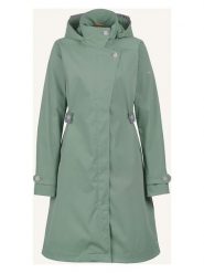 Finside Trencz "Takki" w kolorze zielonym rozmiar: 34. Zielone płaszcze finside, bez wzorów, bez kaptura. Za 393.45 zł.