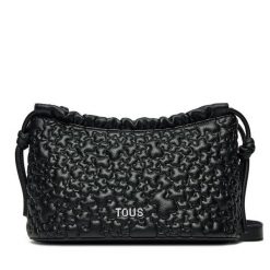 Torebka TOUS. Czarne listonoszki tous, bez wzorów, bez dodatków. Za 539.99 zł.