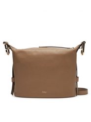 Furla Torebka Nuvola WB01656 BX2045 1257S Brązowy. Brązowe listonoszki Furla, bez wzorów, ze skóry, bez dodatków. Za 979.99 zł.