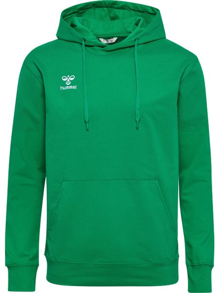 Bluza z kapturem Hummel Go 2.0. Zielone bluzy Hummel, xl, bez wzorów, z bawełny, bez ramiączek, z kapturem. Za 233.50 zł.