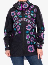 Kurtka przeciwdeszczowa damska Crazy Parka Wonder Magic Shell. Czarne kurtki Crazy, l, bez wzorów, z materiału, bez kaptura. Za 995.49 zł.
