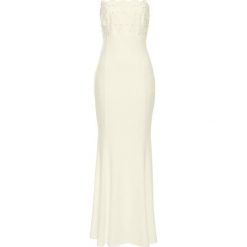 Sukienka ślubna z koronką bonprix szampan. Sukienki marki Marie Zélie. Za 149.99 zł.