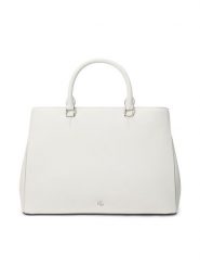 LAUREN RALPH LAUREN Torebka 431898556038 Biały. Białe torebki klasyczne Lauren Ralph Lauren, bez wzorów, ze skóry, bez dodatków. Za 889.99 zł.