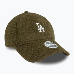 Czapka z daszkiem damska New Era Borg 9FORTY Los Angeles Dodgers. Zielone czapki z daszkiem New Era, bez wzorów. Za 139.99 zł.