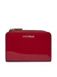 Coccinelle Duży Portfel Damski E2 SXC 11 D1 01 Bordowy. Czerwone portfele Coccinelle, bez wzorów, ze skóry. Za 389.99 zł.